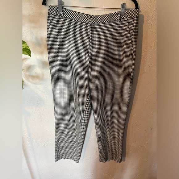 L’AGENCE Logan Trouser Black and White Houndstooth - Picture 4 of 10